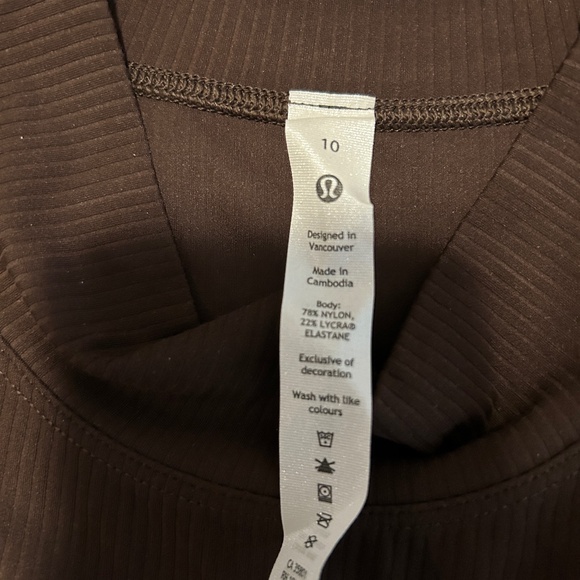 Lululemon all aligned ribbed short-sleeve dress - Picture 3 of 3